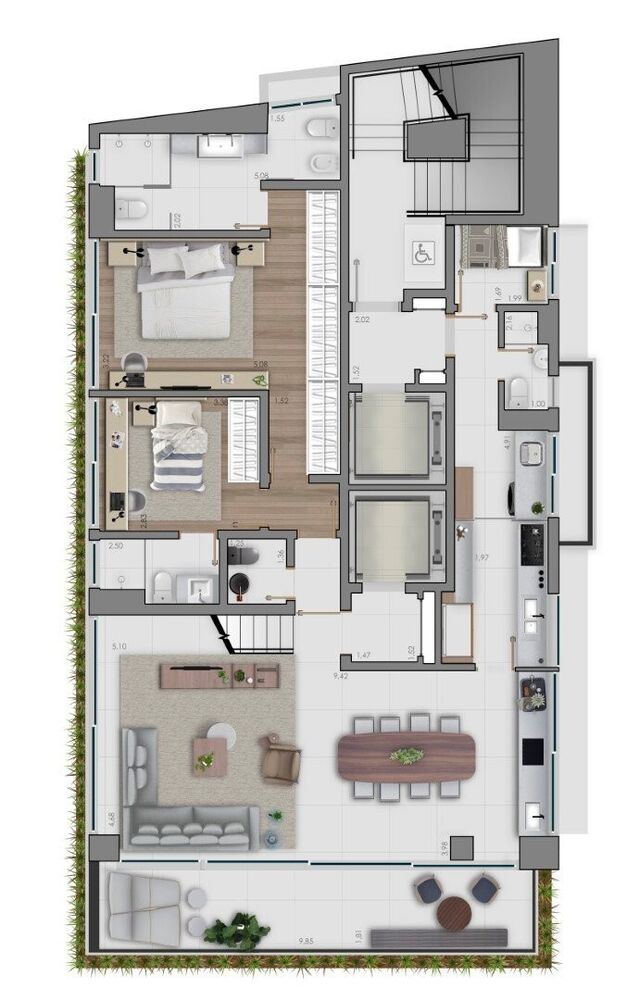 Apartamento, 2 quartos, 162 m² - Foto 16