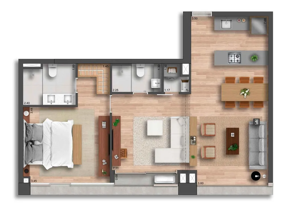 Apartamento, 2 quartos, 137 m² - Foto 12