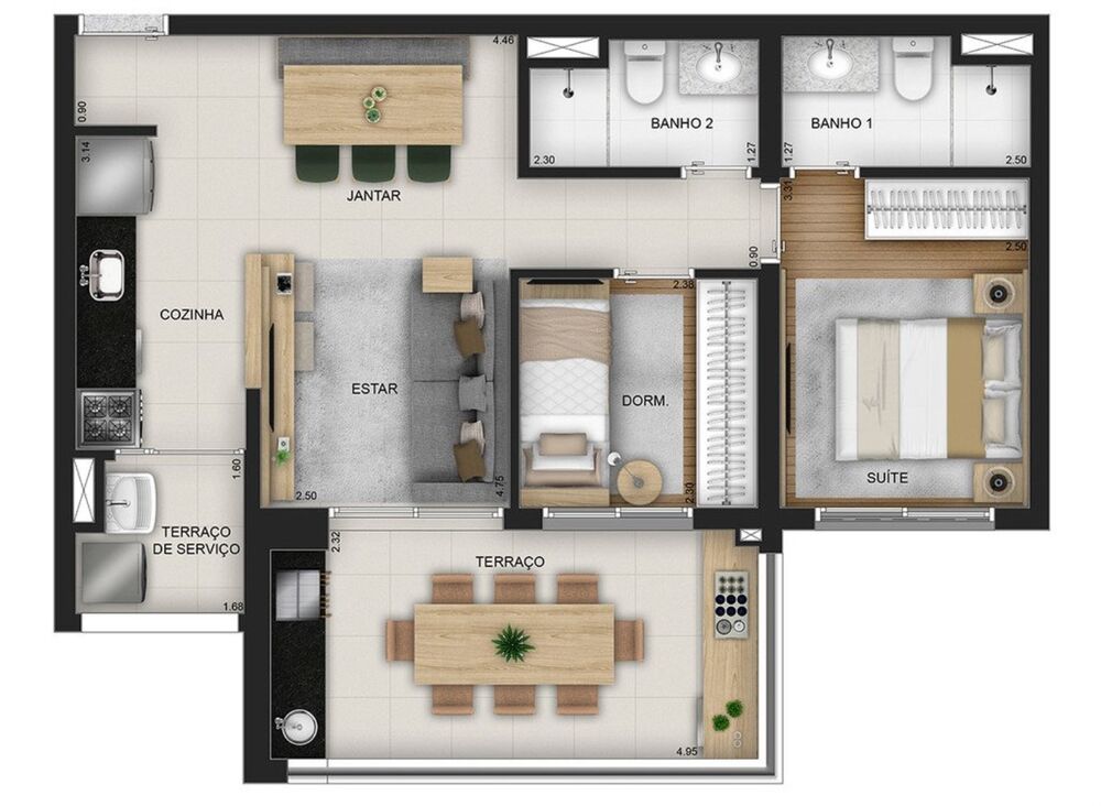 Apartamento, 3 quartos, 84 m² - Foto 17
