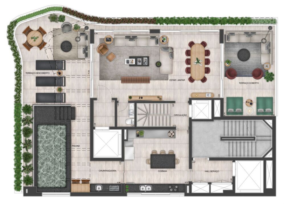 Apartamento, 3 quartos, 201 m² - Foto 1