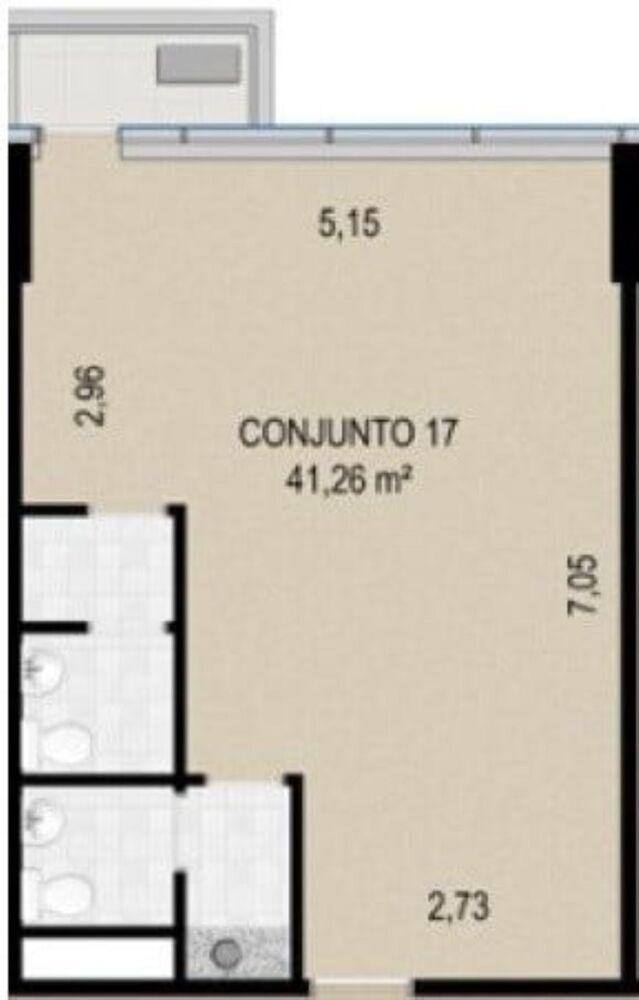 Sala-Conjunto, 56 m² - Foto 8