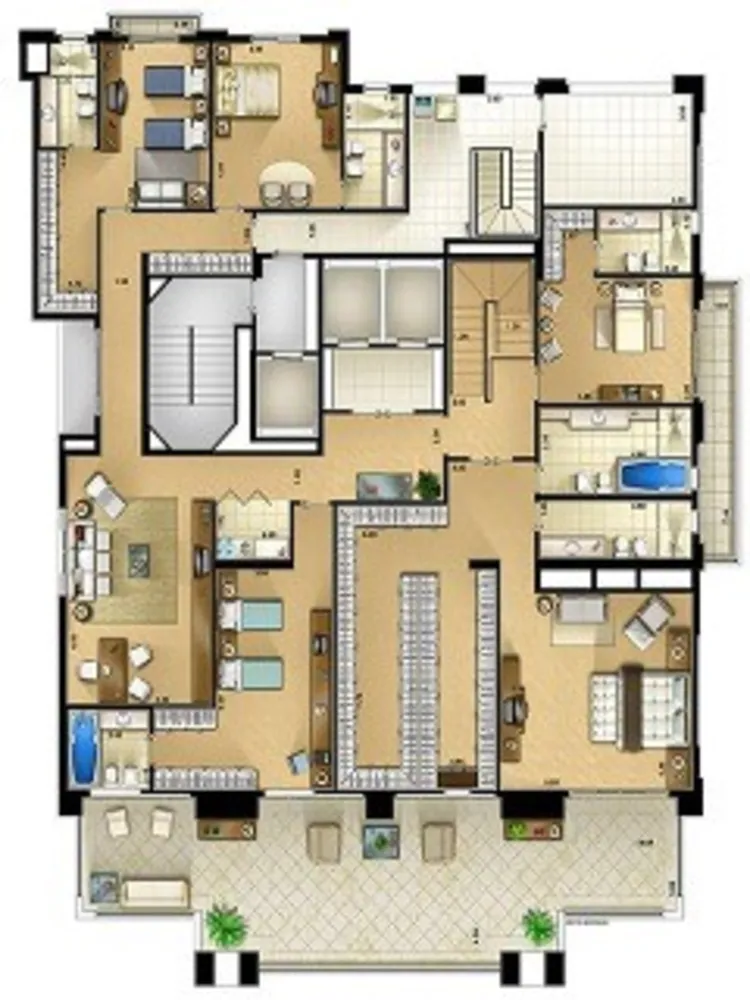 Apartamento, 4 quartos, 607 m² - Foto 2