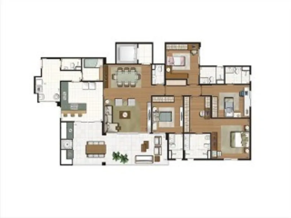 Apartamento, 3 quartos, 172 m² - Foto 3