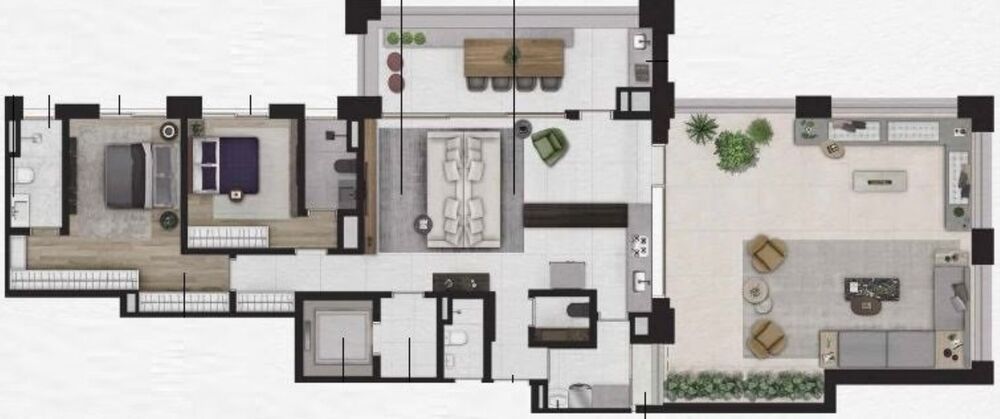 Apartamento, 2 quartos, 135 m² - Foto 5