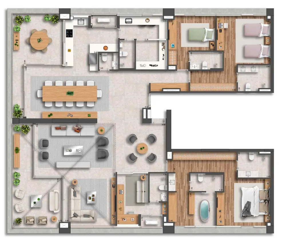 Apartamento, 1 quarto, 74 m² - Foto 12