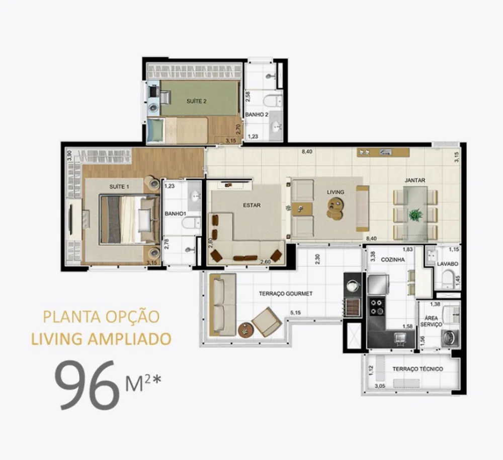 Apartamento, 2 quartos, 78 m² - Foto 12