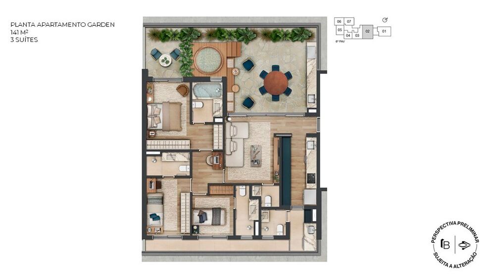 Apartamento, 3 quartos, 121 m² - Foto 24