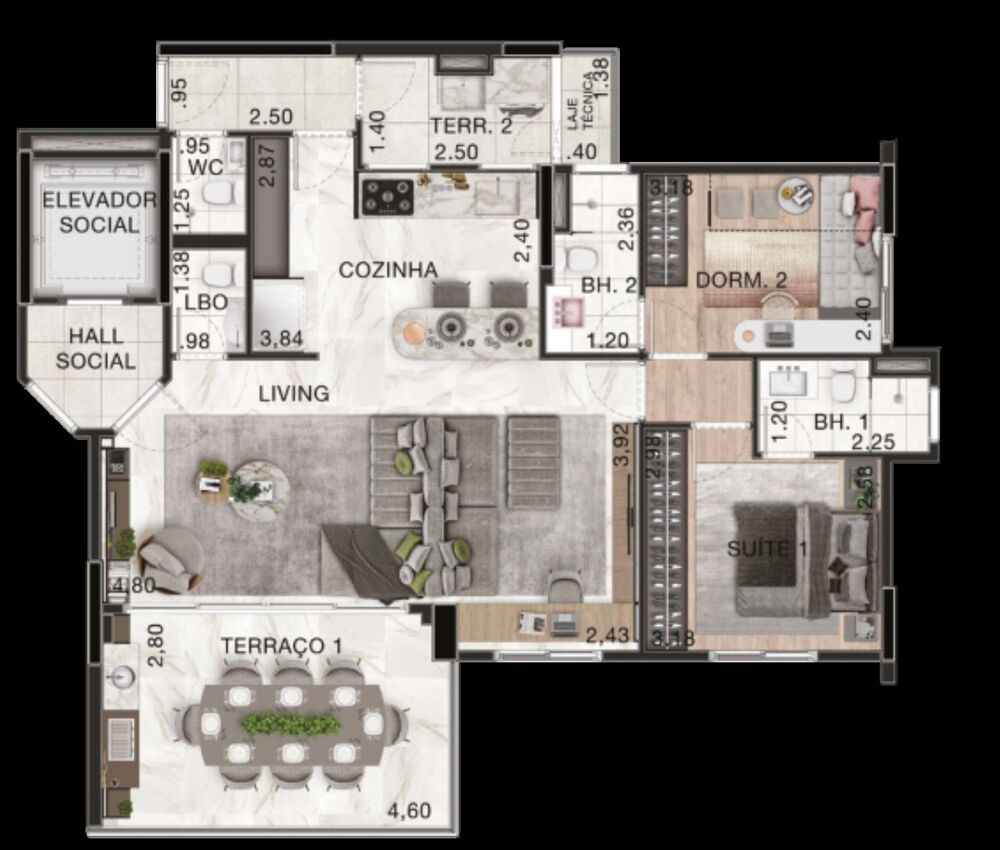 Apartamento, 3 quartos, 95 m² - Foto 12