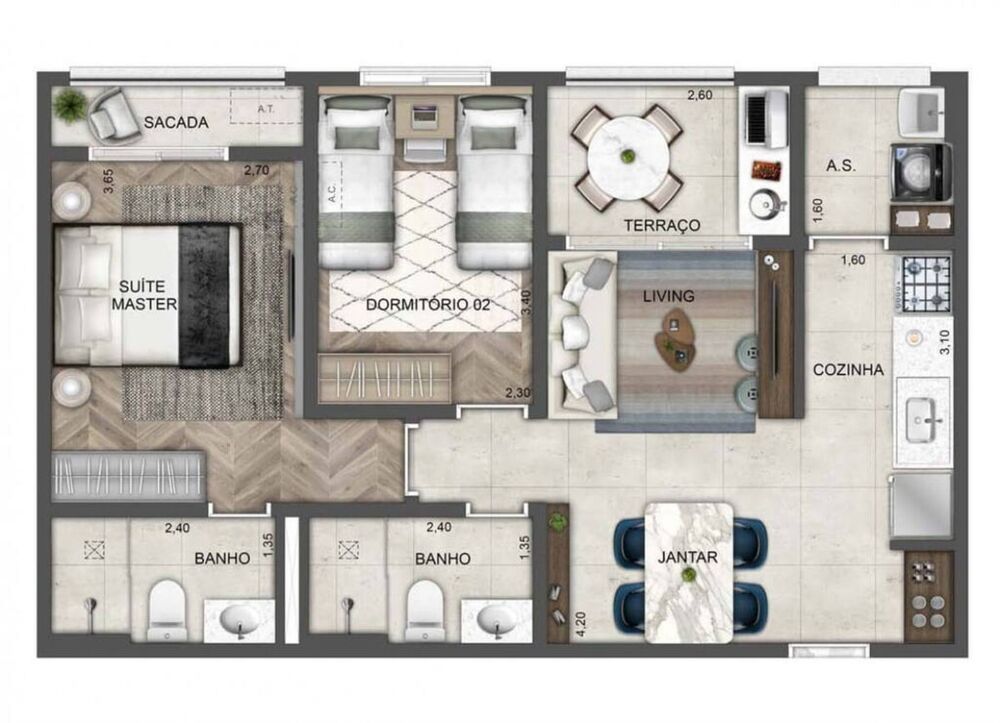 Apartamento, 3 quartos, 171 m² - Foto 15