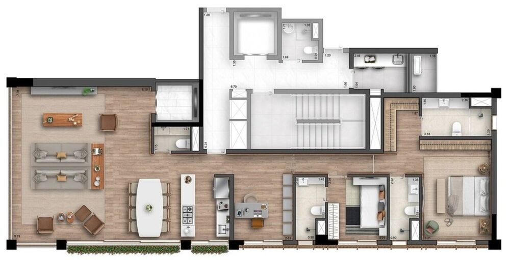 Apartamento, 2 quartos, 156 m² - Foto 5