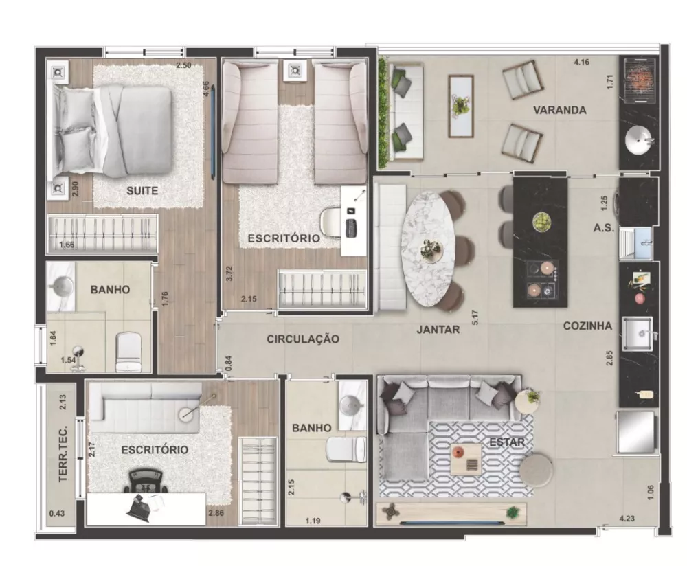 Apartamento, 2 quartos, 45 m² - Foto 11