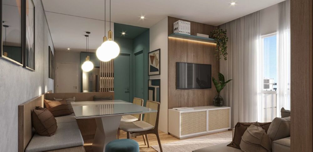Apartamento à venda com 2 quartos, 46m² - Foto 2