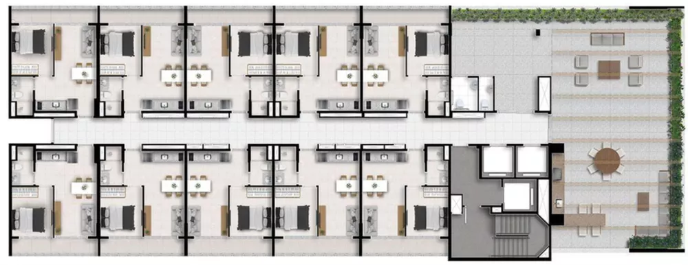 Apartamento, 1 quarto, 32 m² - Foto 16