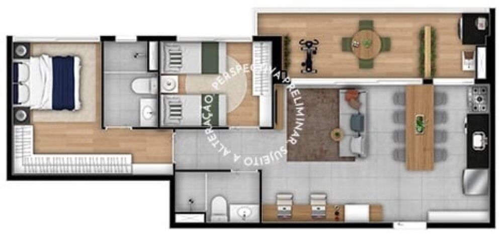 Apartamento, 1 quarto, 34 m² - Foto 10