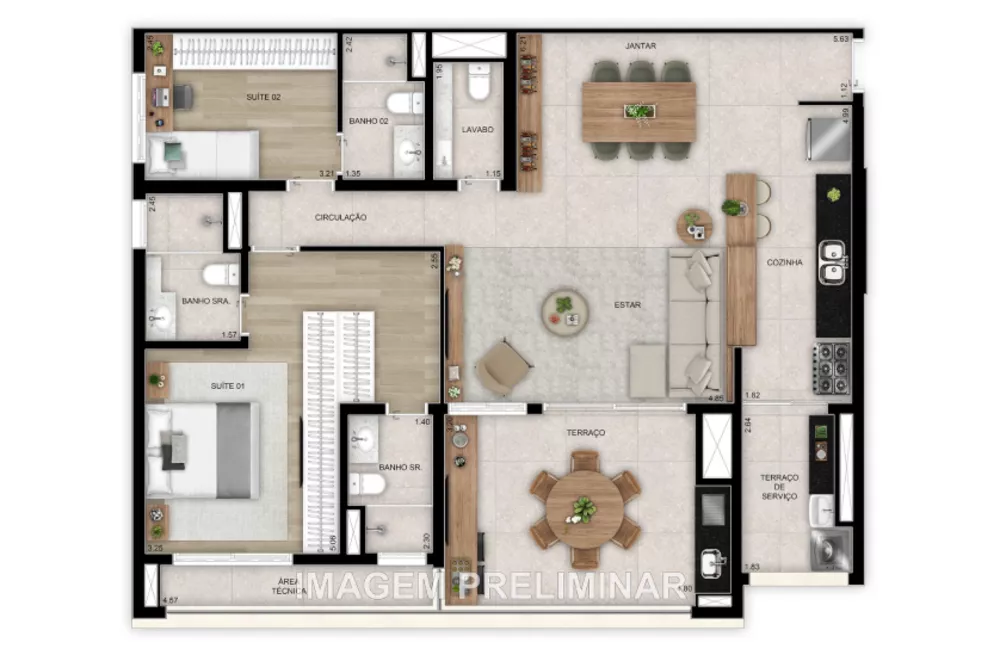 Apartamento, 2 quartos, 87 m² - Foto 12