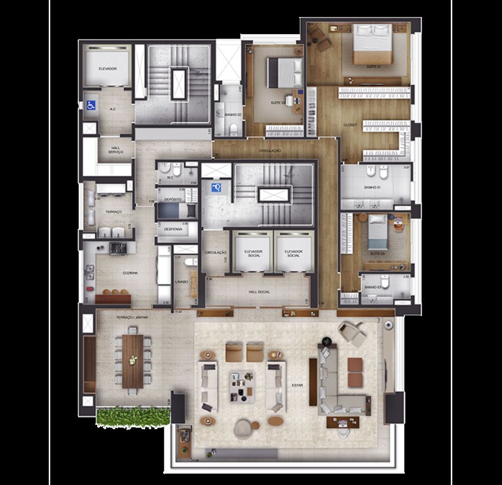 Apartamento, 4 quartos, 303 m² - Foto 16