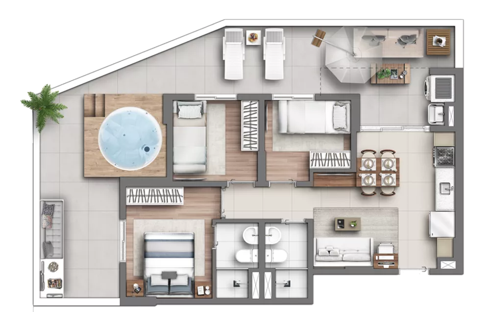 Apartamento, 3 quartos, 49 m² - Foto 15