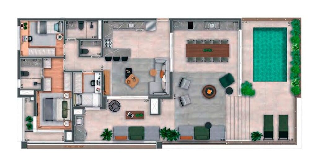Apartamento, 2 quartos, 69 m² - Foto 8