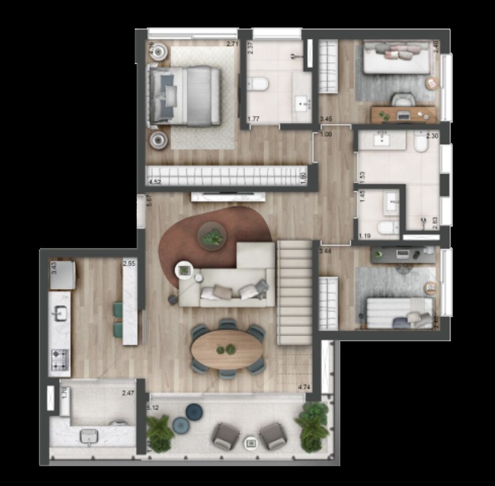 Apartamento, 3 quartos, 111 m² - Foto 19