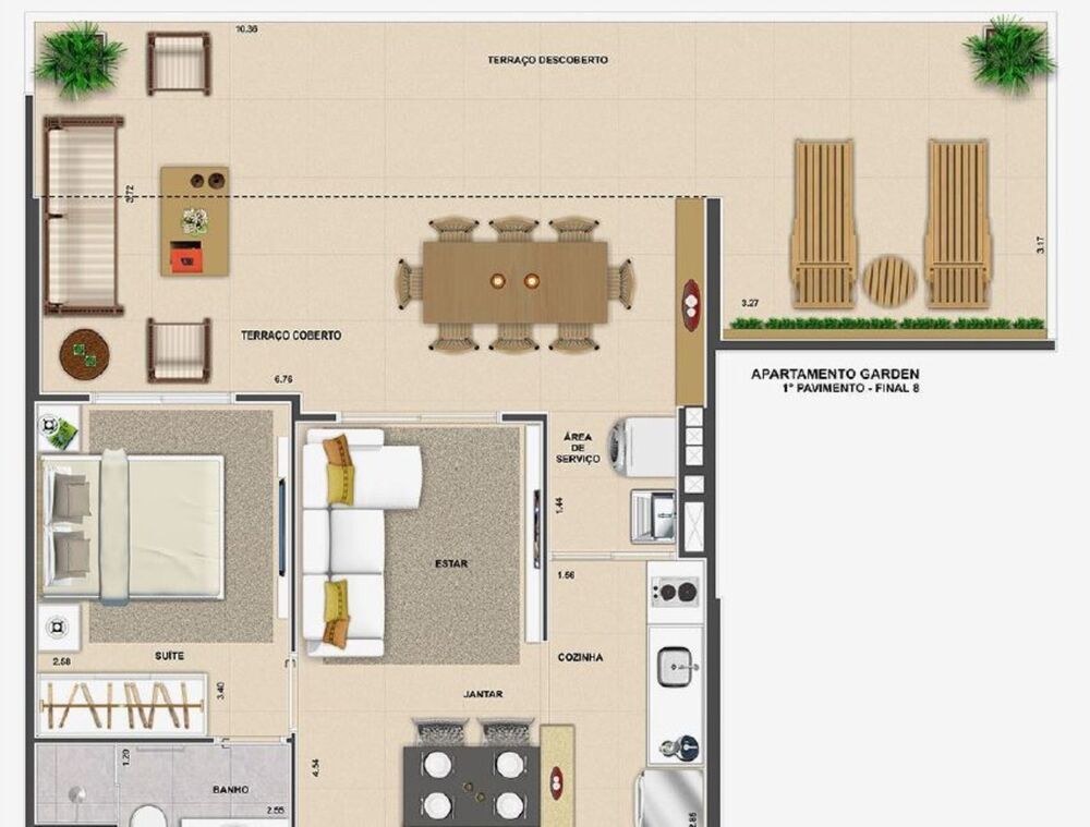 Apartamento, 1 quarto, 48 m² - Foto 5