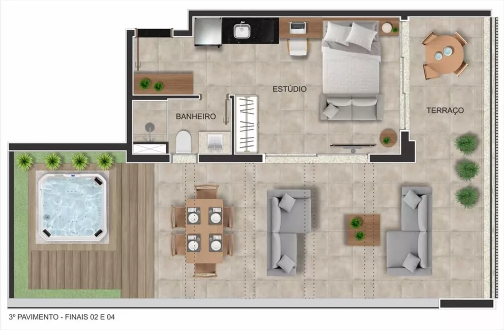 Apartamento, 1 quarto, 76 m² - Foto 16