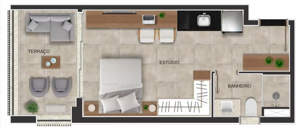 Apartamento, 1 quarto, 76 m² - Foto 14