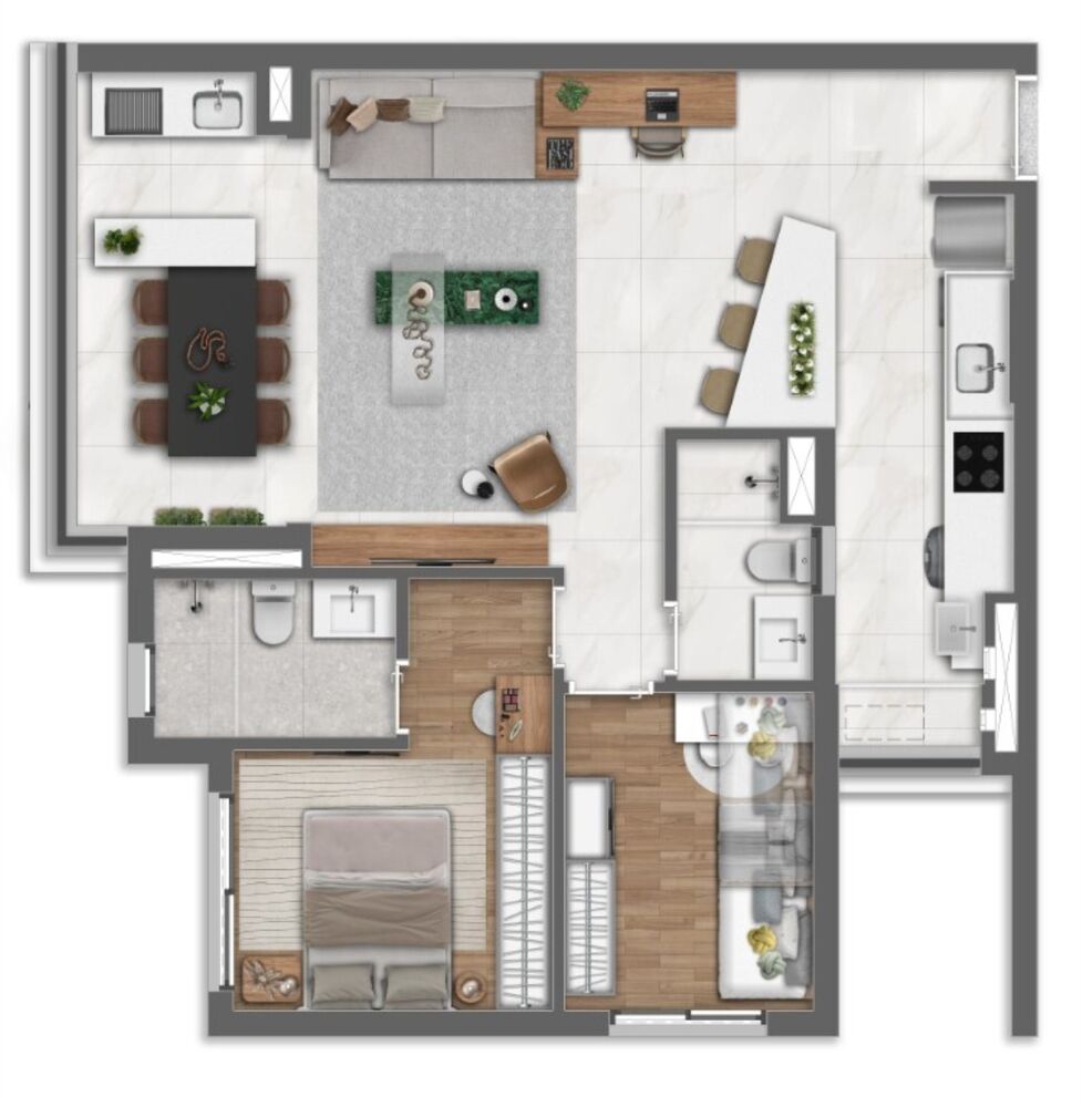 Apartamento, 2 quartos, 92 m² - Foto 4