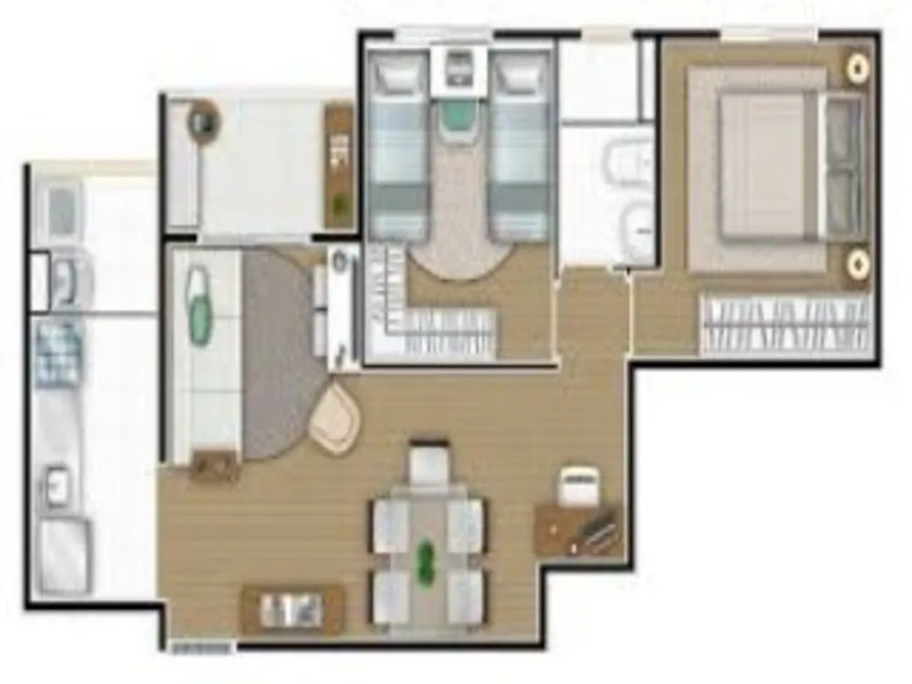 Apartamento, 3 quartos, 63 m² - Foto 13