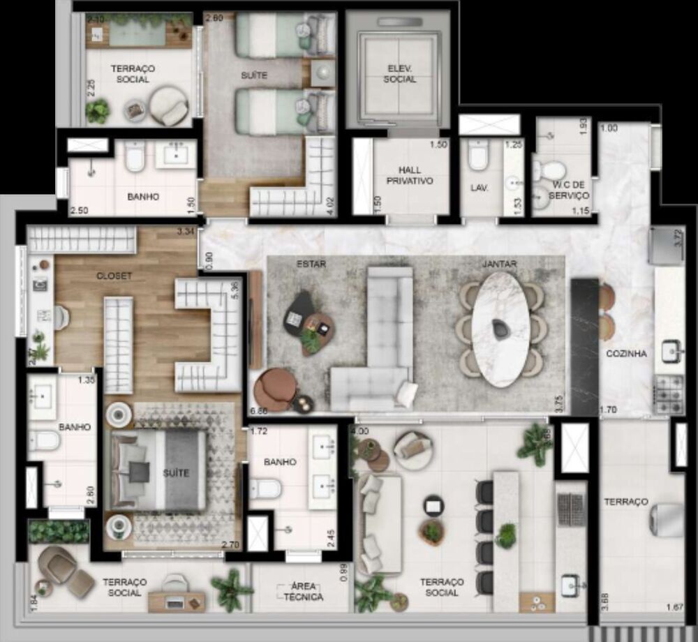 Apartamento, 3 quartos, 141 m² - Foto 18