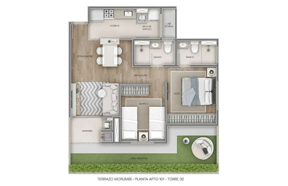 Apartamento, 2 quartos, 52 m² - Foto 12