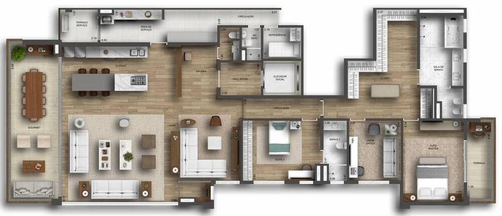 Apartamento, 4 quartos, 278 m² - Foto 17