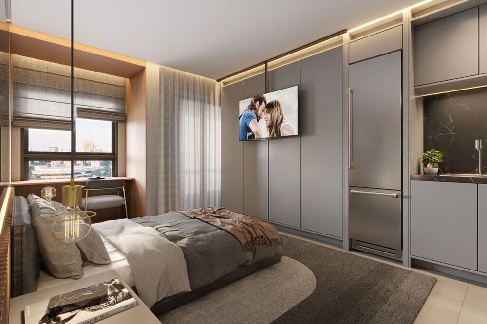 Apartamento à venda com 1 quarto, 26m² - Foto 2