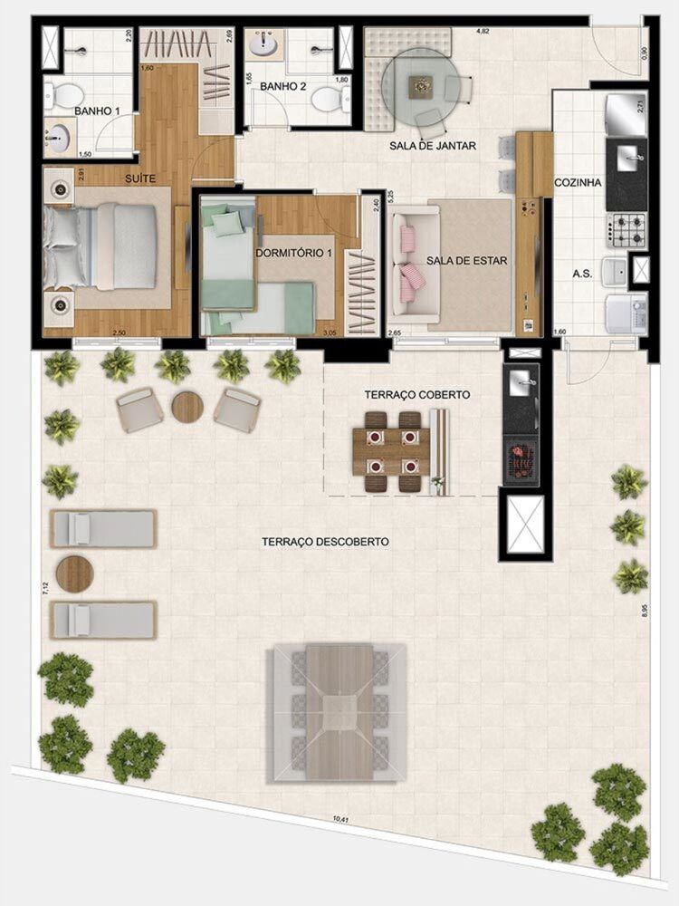 Apartamento, 2 quartos, 68 m² - Foto 16