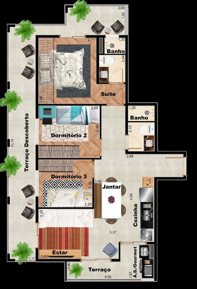 Apartamento, 2 quartos, 41 m² - Foto 34