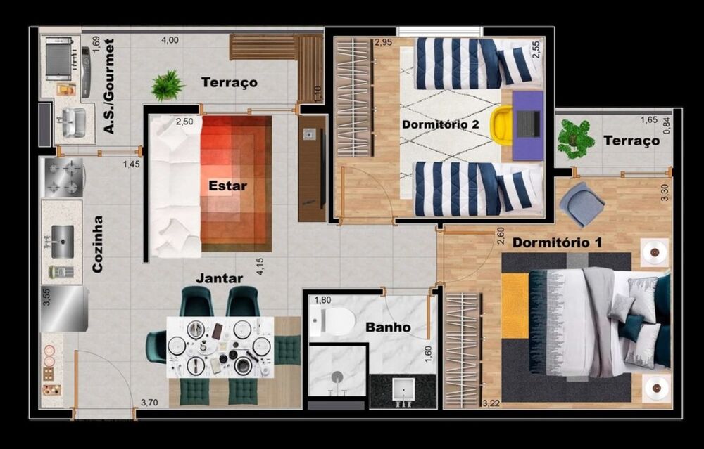 Apartamento, 2 quartos, 41 m² - Foto 35