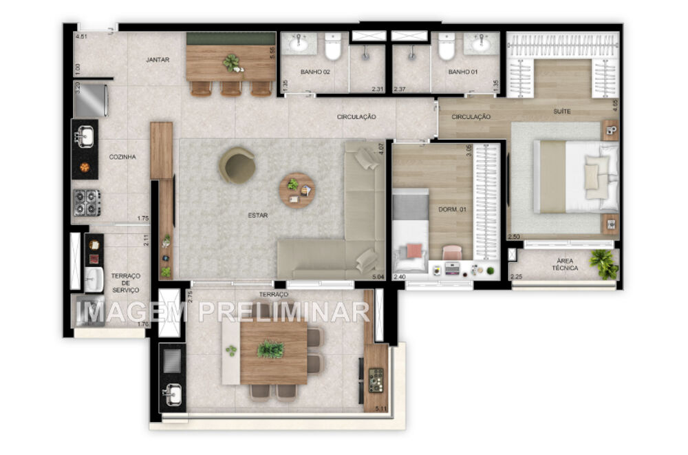 Apartamento, 3 quartos, 97 m² - Foto 27