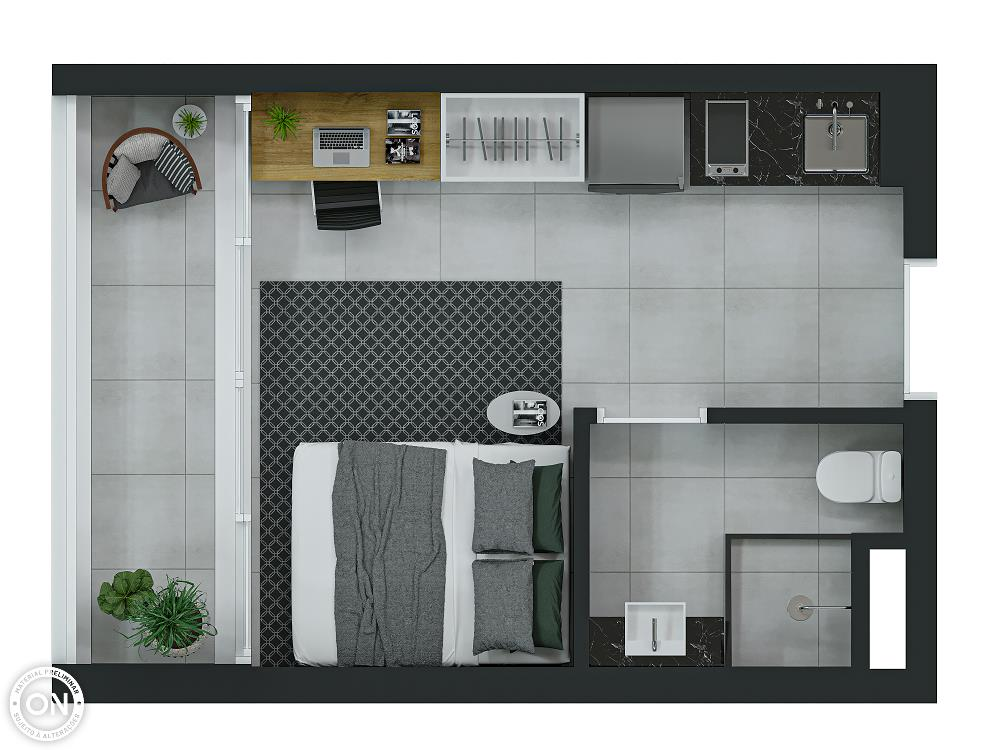 Apartamento, 1 quarto, 17 m² - Foto 18