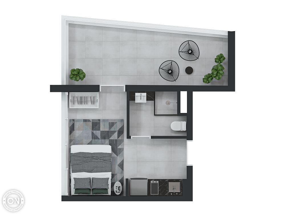 Apartamento, 1 quarto, 17 m² - Foto 13