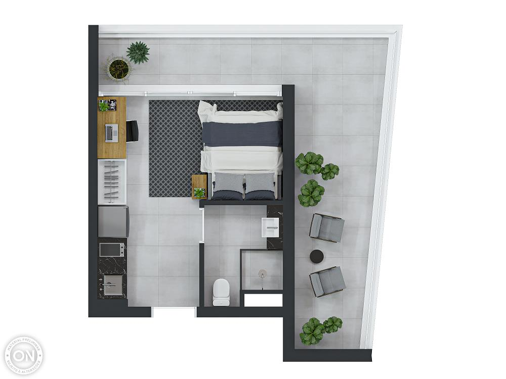 Apartamento, 1 quarto, 17 m² - Foto 12