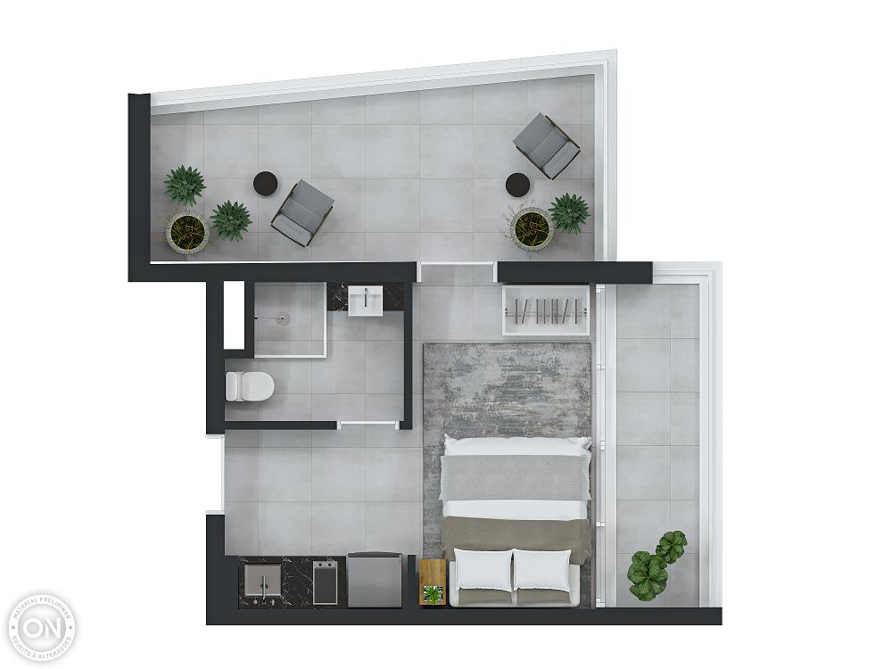 Apartamento, 1 quarto, 17 m² - Foto 16