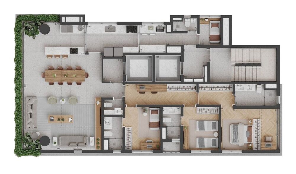 Apartamento, 3 quartos, 165 m² - Foto 21