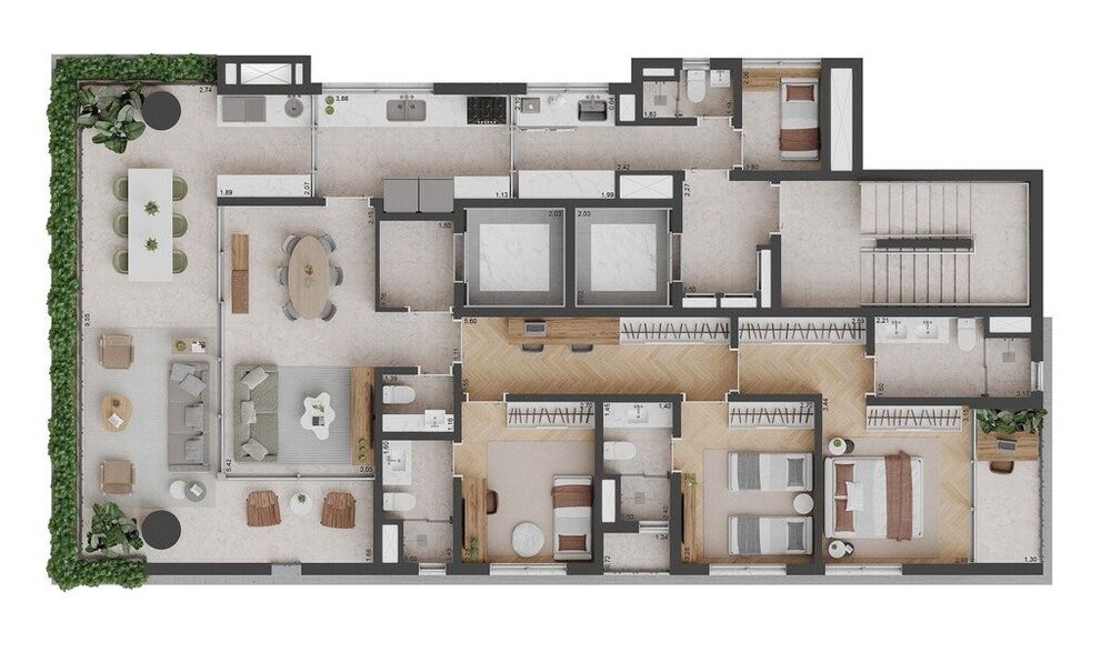 Apartamento, 3 quartos, 165 m² - Foto 19
