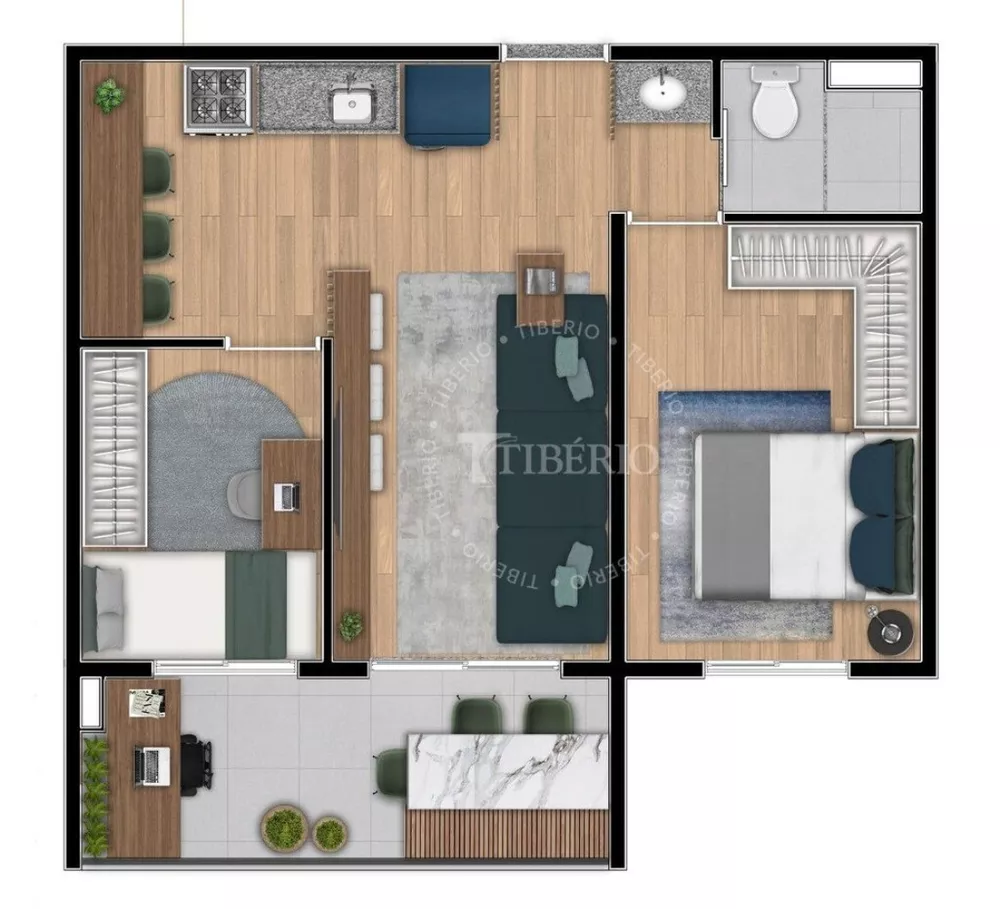 Apartamento, 2 quartos, 43 m² - Foto 15