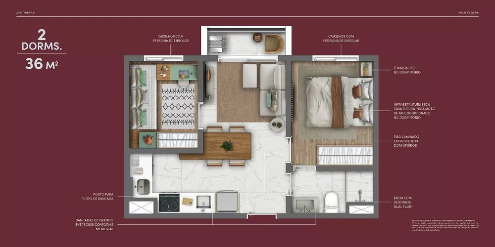 Apartamento, 3 quartos, 54 m² - Foto 3