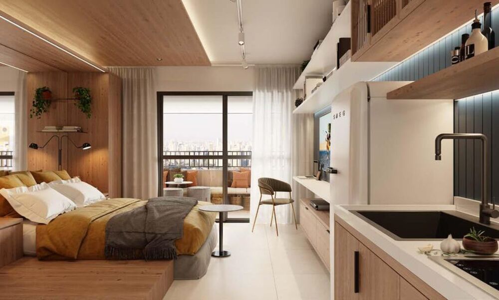 Kitnet-Studio, 34 m² - Foto 4