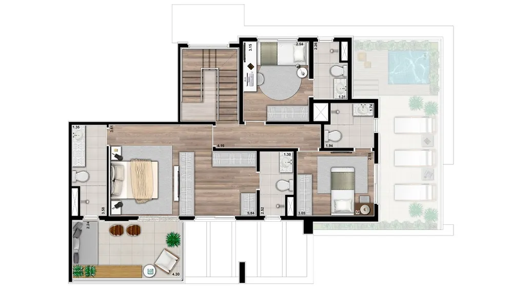 Apartamento, 4 quartos, 147 m² - Foto 9