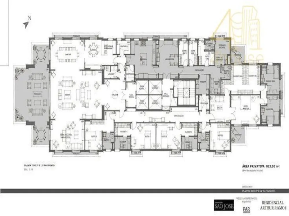 Apartamento, 5 quartos, 812 m² - Foto 10