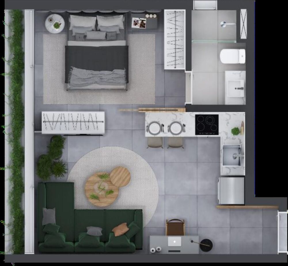 Apartamento, 1 quarto, 39 m² - Foto 20