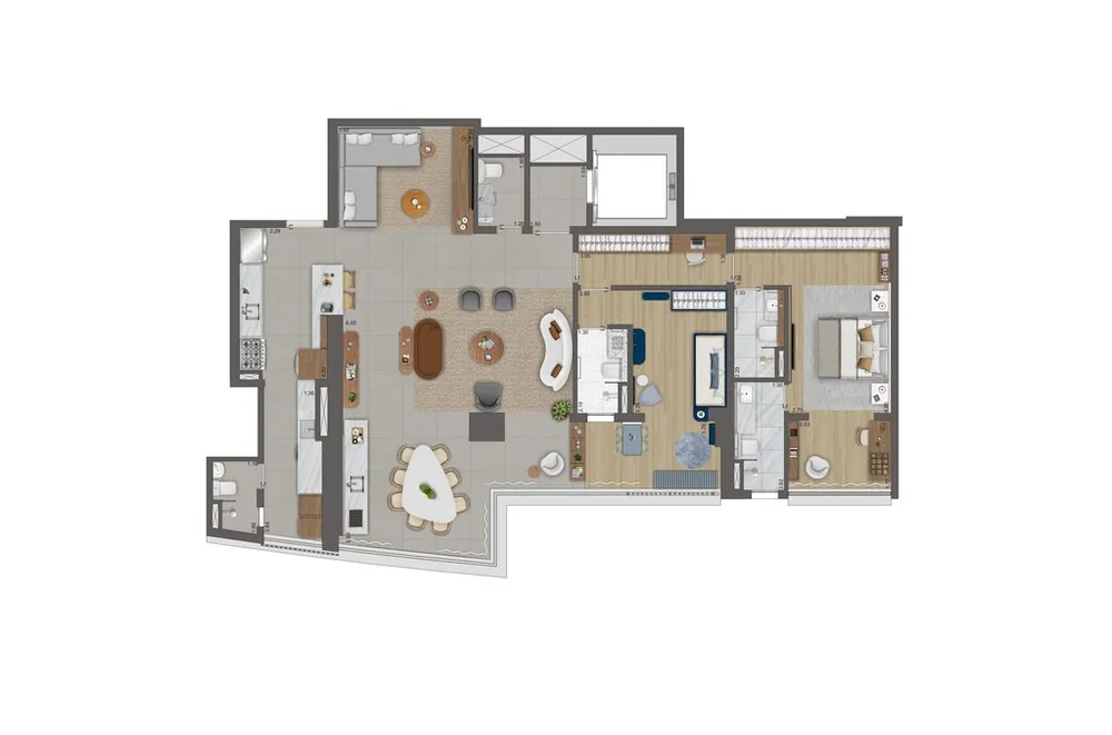 Apartamento, 4 quartos, 186 m² - Foto 3