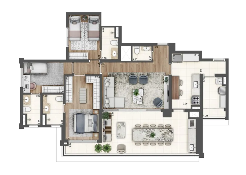 Apartamento, 3 quartos, 107 m² - Foto 16